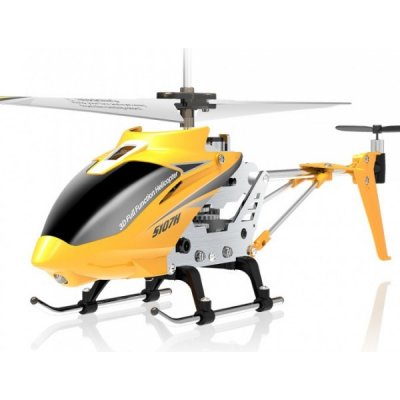 TOP 4. - RCobchod Syma S107H Phantom ultra odolný vrtulník s barometrem žlutá RTF 1:10