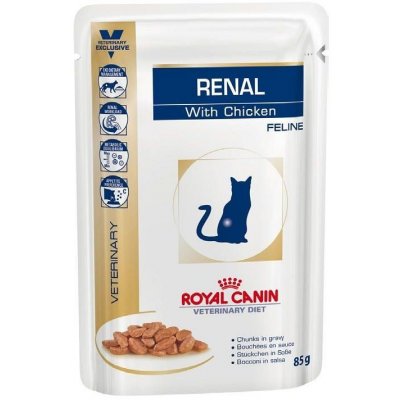 TOP 3. - Royal Canin Veterinary Diet Cat Renal Chicken kapsička 12 x 85 g