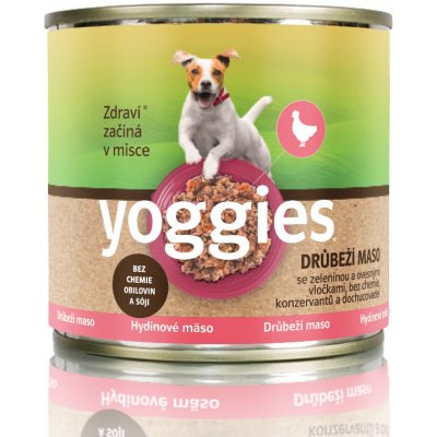 TOP 3. - Yoggies drůbeží s ovesnými vločkami 200g