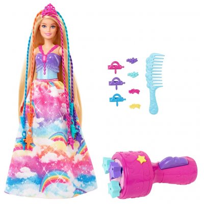 TOP 3. - Barbie princezna s barevnými vlasy s nástrojem a doplňky