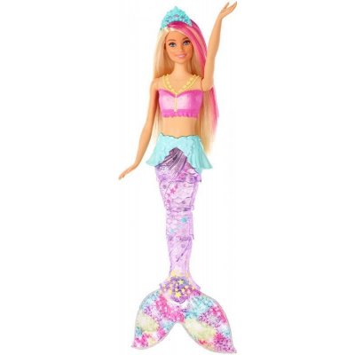 TOP 4. - Barbie Svítící mořská panna s pohyblivým ocasem běloška