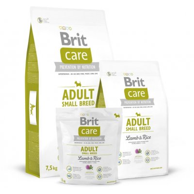 TOP 3. - Brit Care Adult Small Breed Lamb & Rice 7,5 kg