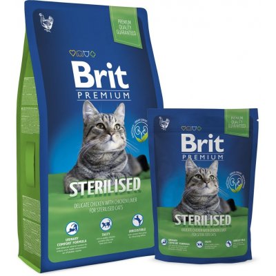 TOP 4. - Brit cat Premium Sterilised 8 kg