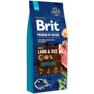 TOP 1. - Brit Premium by Nature Sensitive Lamb 15 kg