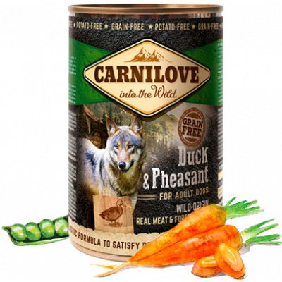 TOP 4. - Carnilove Dog Wild Meat Duck & Pheasant 400 g