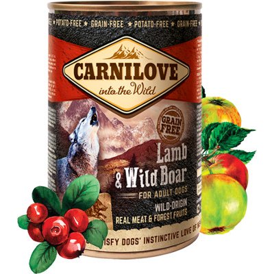 TOP 4. - Carnilove Dog Wild Meat Lamb & Wild Boar 400 g