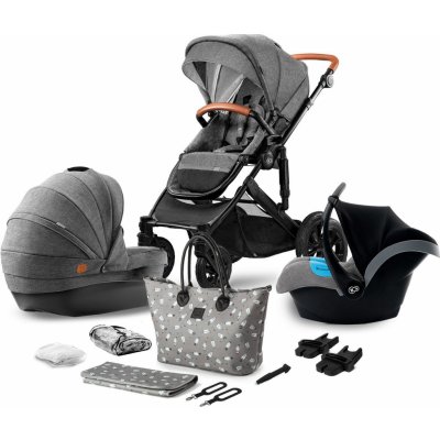 TOP 2. - Kinderkraft Kombinovaný Prime 3v1 grey 2020
