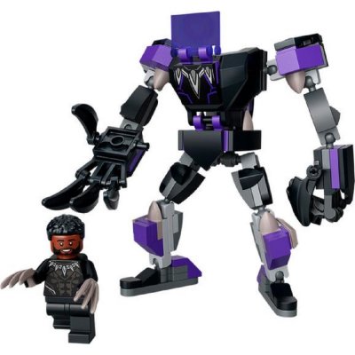 TOP 4. - Lego Super Heroes 76204 Black Pantherovo robotické brnění, 124 dílků