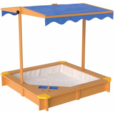 TOP 1. - PLAYTIVE 343946 pískoviště přírodní/modrá