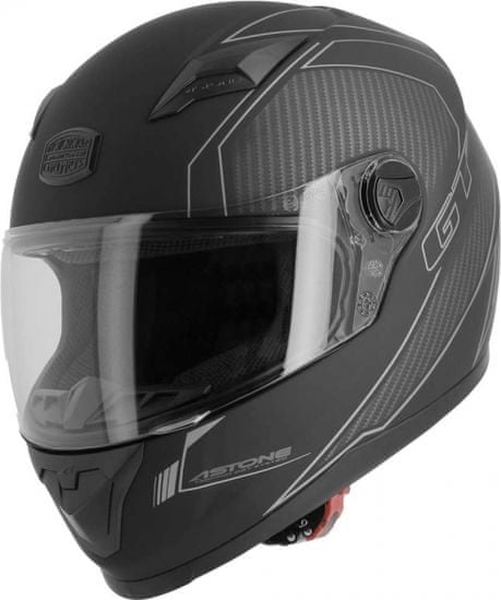 ASTONE Moto přilba GT2 KARBON černo/šedá