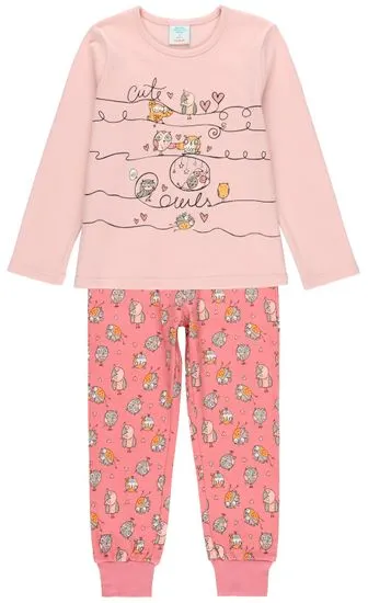 Boboli dívčí bavlněné pyžamo - sova 925040