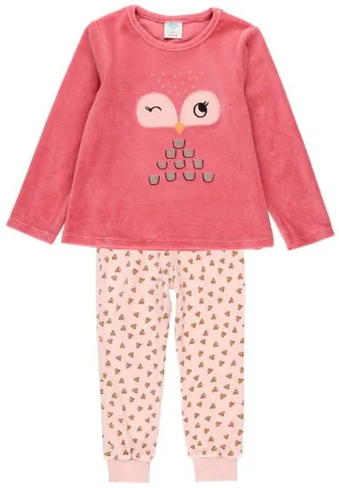 Boboli dívčí hřejivé pyžamo - sova 925006 výprodej