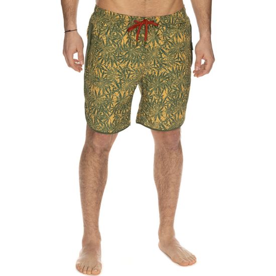 Bushman koupací kraťasy Aloha green