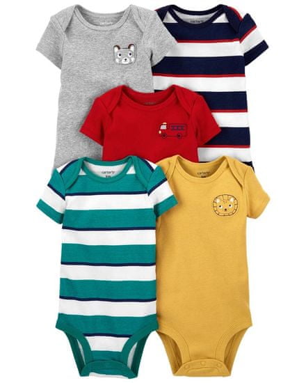 Carter‘s Body krátký rukáv Stripe chlapec LBB 5ks 3m