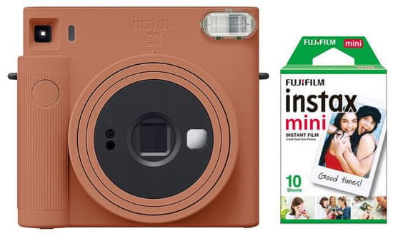 FujiFilm Instax Square SQ1 Teraccotta Orange+10 ks Fotoaparát LEVNĚ