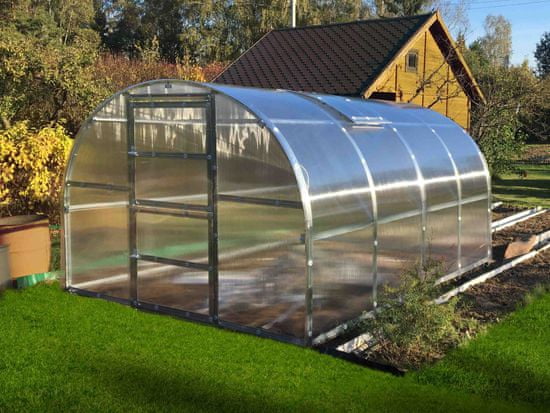 LanitPlast skleník LANITPLAST TIBERUS 3x4 m PC 4 mm LEVNĚ