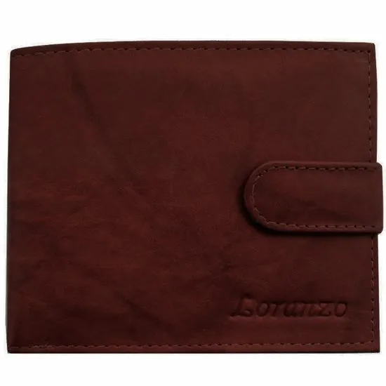 LORANZO Pánská kožená peněženka Loranzo 495 - hnědá
