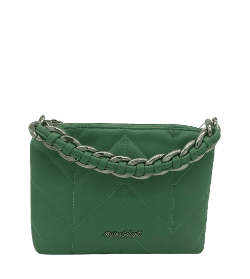 Marina Galanti mini bag Renata – menší kabelka do ruky s proplétaným popruhem AKCE