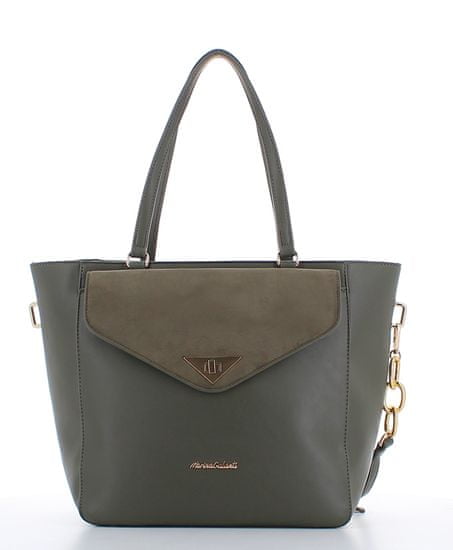 Marina Galanti shopping bag Olivie v olivové
