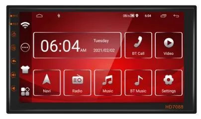 Noname 2DIN HD GPS navigace Android 11 nejlevnější