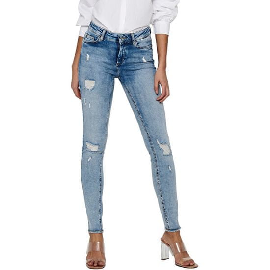 ONLY Dámské džíny ONLBLUSH LIFE Skinny Fit 15223417 Light Blue Denim