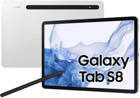 Samsung Galaxy Tab S8, 8GB/128GB, 5G, Silver (SM-X706BZSAEUE) - zánovní SLEVA