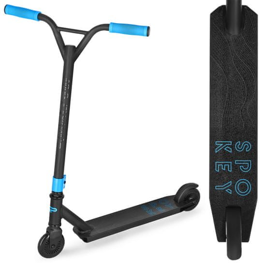 Spokey REVERT Koloběžka freestyle, kolečka 100 mm, modrá