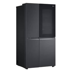 Americká lednice LG GSQV90MCAE černá akce
