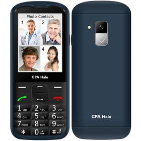 Mobilní telefon CPA Halo 18 Senior s nabíjecím stojánkem (TELMY1018BL) modrý
