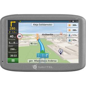 Navigační systém GPS NAVITEL E501 Lifetime šedá výprodej