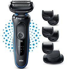 Braun Series 5 51-B1500s Elektrický Holicí Strojek Se Zastřihovačem Vousů, Modrý nejlevnější