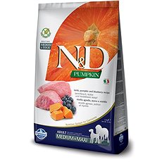 N&D PUMPKIN grain free dog adult M/L lamb & blueberry 12 kg