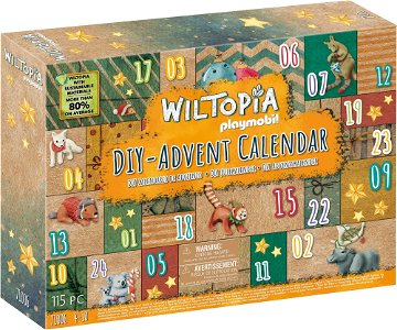 Playmobil 71006 DIY Adventní kalendář: Zvířecí cesta kolem světa