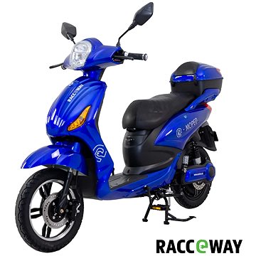 Racceway E-Moped 20AH modrý-lesklý LEVNĚ