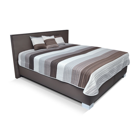 Čalouněná postel Grand 180x200, šedá, bez matrace levně