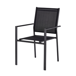 BUDVA, antracitová/černá Zahradní židle