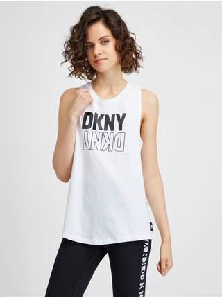 Bílé dámské tílko DKNY