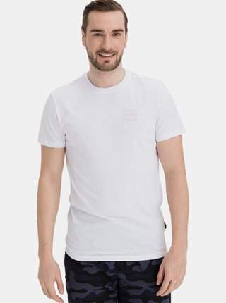 Bílé pánské tričko SAM 73 výprodej