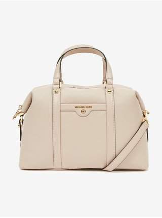Béžová kožená kabelka Michael Kors