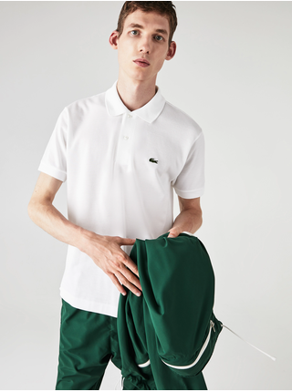 Bílé pánské basic polo tričko Lacoste