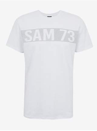 Bílé pánské tričko SAM 73 Barry