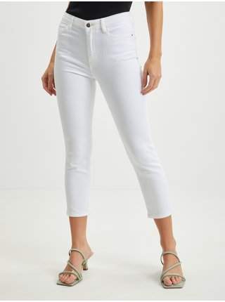 Bílé dámské skinny fit džíny Guess 1981