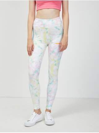 Bílé dámské vzorované legíny Guess Betty