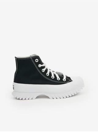 Černé kotníkové tenisky na platformě Converse Chuck Taylor All Star Lugged 2.0