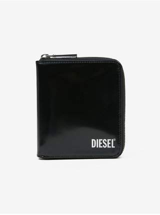 Černá kožená peněženka Diesel Pi-Zip AKCE