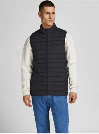 Černá prošívaná vesta Jack & Jones