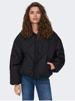 Černá dámská zimní oversize bunda ONLY Tamara
