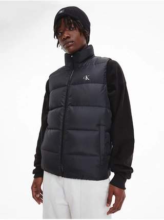 Černá pánská prošívaná vesta Calvin Klein Jeans