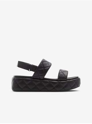 Černé dámské sandály na platformě ALDO Cossette levně