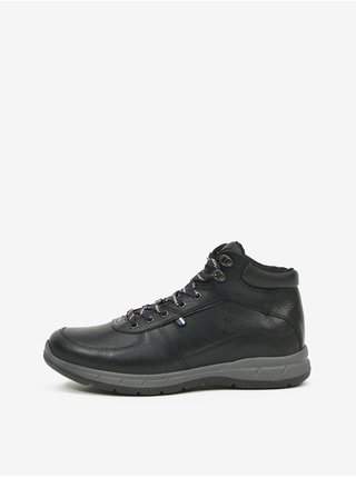 Černé pánské kotníkové boty U.S. Polo Assn. výprodej